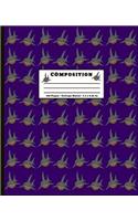 Composition: 100 Pages - College Ruled - 7.5 x 9.25 in.