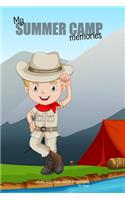 My SUMMER CAMP memories Kids Journal With Prompts for boys