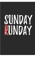 Sunday Runday: Sport Motivational Quotes Diary To Write In (110 Pages, 6 x 9 in) Gift For Runners, Athletes, Kids, Coach, Woman (Running Notebooks)