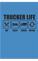 Trucker Life Eat Sleep Truck Repeat