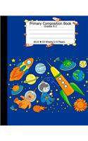Primary Composition Book, 8x10, 55 Sheets/110 Pages