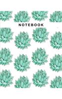 Notebook: Floral Nature Watercolor (16) Cover 100 Page Lined Writing Notebook for School, Home & Office