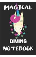 Magical Diving Notebook: Blank Lined Notebook Journal Gift Idea
