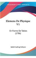 Elemens De Physique V1