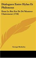 Dialogues Entre Hylas Et Philonous