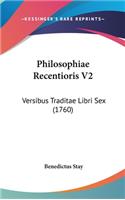 Philosophiae Recentioris V2: Versibus Traditae Libri Sex (1760)