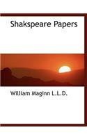 Shakspeare Papers