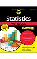 Statistics Workbook for Dummies with Online Practice
