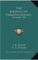 The Journal Of Parapsychology