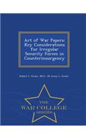 Art of War Papers