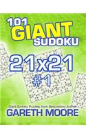 101 Giant Sudoku 21x21 #1: (English)