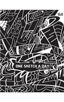 One Sketch A Day Every Day For A Year: A Daily Sketch Journal