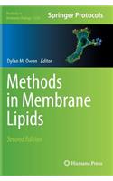 Methods in Membrane Lipids