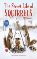 Secret Life of Squirrels Wall Calendar 2025