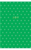 Polka Dot Notebook: Joy(3 Polka Dot Notebooks)