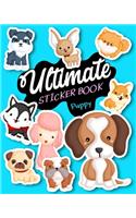Ultimate Sticker Book Puppy: Blank Permanent Sticker Book
