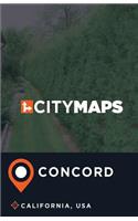 City Maps Concord California, USA