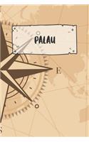 Palau: Ruled Travel Diary Notebook or Journey Journal - Lined Trip Pocketbook for Men and Women with Lines