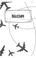 Belgium: Ruled Travel Diary Notebook or Journey Journal - Lined Trip Pocketbook for Men and Women with Lines