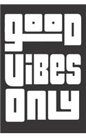 Notebook Hippie peace love good vibes