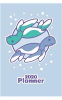 Kawaii Planner 2020 Cute Turtle Lover Organizer