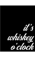 2020 Monthly and Weekly Planner Cool Gift for Whiskey Drinkers - It's Whiskey O'Clock