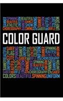 Color Guard Words: 6x9 Ruled Notebook, Journal, Daily Diary, Organizer, Planner