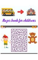 Mazes book for childrens