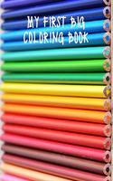 My First Big Coloring Book: Big Sized Blank Notebook for Young Kids and Children Who Like Coloring, Drawing, Doodling and Sketching.