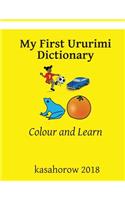 My First Ururimi Dictionary: (Ururimi Kasahorow)