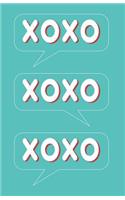 Xoxo Mania Journal: Pretty Blank Grid Lined Notebook for Journaling, Notetaking, Sketching and Creative Writing