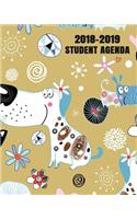 2018-2019 Student Agenda: Daily, Weekly, and Monthly Calendar Planner and Organizer for Students for the Academic Year 2018-2019 (8x10) V1