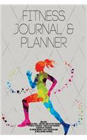 Fitness Journal and Planner: Fitness Agenda, Fitness Planner Binder, Fitness Journal and Planner, Fitness Journal for Women, Fitness Journaling, Fitness Happy Planner, Fitness J