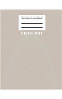 Birch-tree Notebook Journal, Diary and Sketch Book with Blank Pages (8.5 x 11) (Texture Notebook)