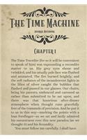 The Time Machine Journal Notebook: (Classic Novel Journal 6x9)