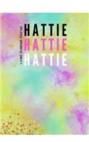 Hattie Hattie Hattie Lined Undated Journal: (Personalized Name Journal)
