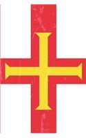 Guernsey Flag Journal: Blank Lined Notebook to Write in