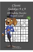 Classic Sudoku 9x9 - Expert Level - N°4: 100 Expert Sudoku Puzzles - Format easy to use and to take everywhere (6"x9")(4 Classic Sudoku 9x9 - Expert Level)