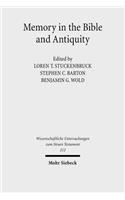 Memory in the Bible and Antiquity