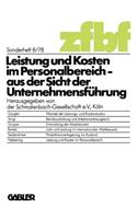 Leistung und Kosten im Personalbereich