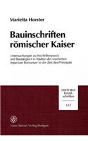 Bauinschriften Romischer Kaiser