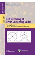 List Decoding of Error-Correcting Codes