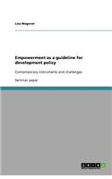 Empowerment as a guideline for development policy