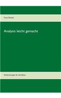 Analysis leicht gemacht