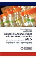 Antidiabetic, Antihyperlipidemic and Hepatoprotective activity