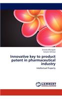 Innovative key to product patent in pharmaceutical industry