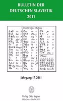 Bulletin Der Deutschen Slavistik 2011