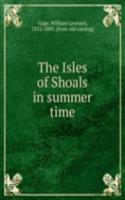 Isles of Shoals in summer time