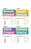 Olympiad Books Practice Sets Reasoning,Mathematics,Science,English  Class 9th