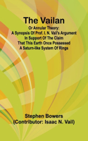 Vailan or annular theory: A synopsis of Prof. I. N. Vail's argument in support of the claim that this Earth once possessed a Saturn-like system of rings